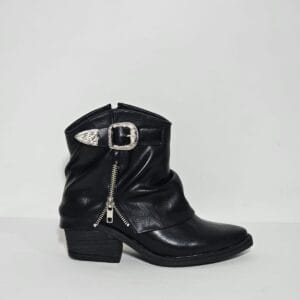 Botineta Texas Negra